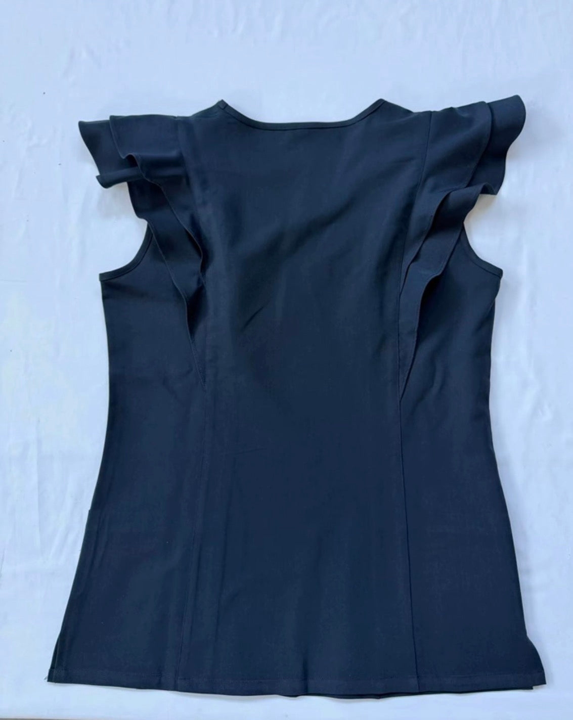 Elevated Ruffle Scrub Top